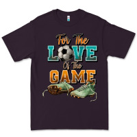 Plum For the love of the game Soccer Premium Tee - NancyCooperArtShop