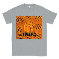 Heather Grey tiger paws Classic Tee - TumblerDesignByShophia