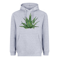 Heather Grey cactus Heavyweight Hoodie - BarkalooDesign