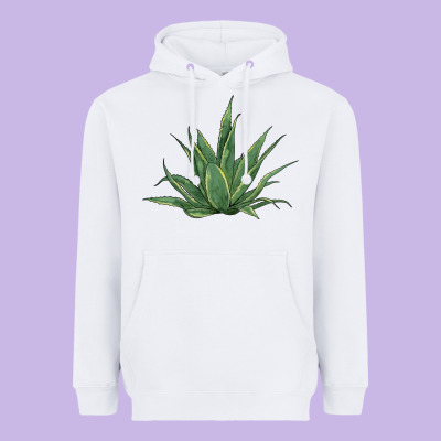 Cactus Heavyweight Hoodie Designed By Barkaloodesign