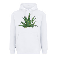 White cactus Heavyweight Hoodie - BarkalooDesign