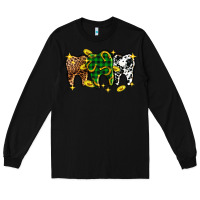 Black St. Patrick's Day Dental Long Sleeve Tee - OliviaCreatesArt