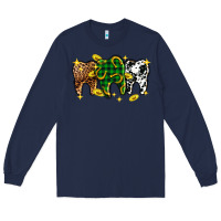 Navy St. Patrick's Day Dental Long Sleeve Tee - OliviaCreatesArt