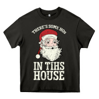 Asphalt There's Some Ho Ho Ho's in this House Santa Claus Heavy Core Tee - Bettercallsaul