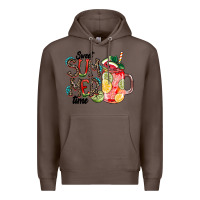 Coffee Sweet Summer Time Premium Hoodie - CowhideDigitalArt