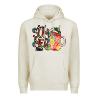 Oatmeal Heather Sweet Summer Time Premium Hoodie - CowhideDigitalArt