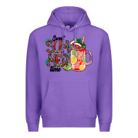 Purple Sweet Summer Time Premium Hoodie - CowhideDigitalArt