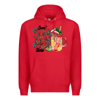 Red Sweet Summer Time Premium Hoodie - CowhideDigitalArt