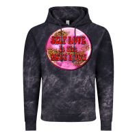 Cloud Black self love is the best love olivia Vintage Hoodie - OliviaCreatesArt