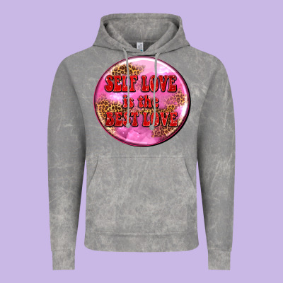 Self Love Is The Best Love Olivia Vintage Hoodie Designed By Oliviacreatesart