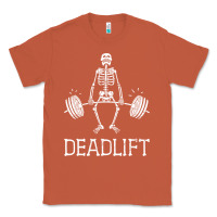 Copper deadlift funny halloween skeleton weight lifting workout Classic Tee - longCreatives