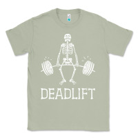 Matcha deadlift funny halloween skeleton weight lifting workout Classic Tee - longCreatives