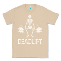 Mushroom deadlift funny halloween skeleton weight lifting workout Classic Tee - longCreatives