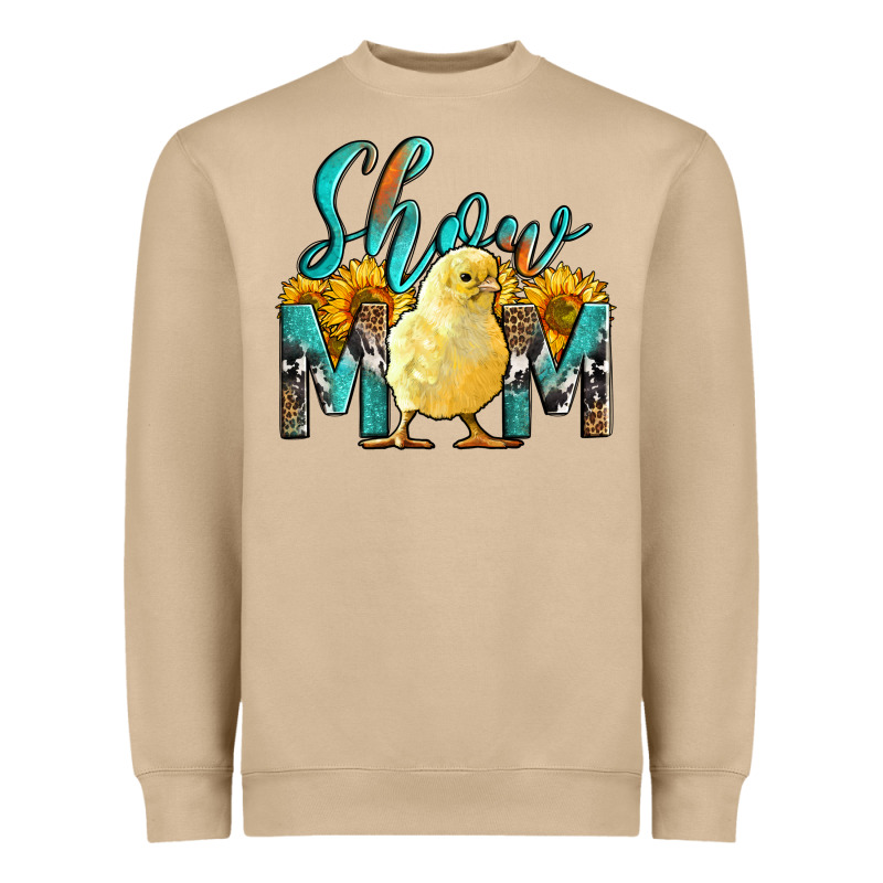 Western Show Mom Baby Chick Heavyweight Sweatshirt by LillyAllenDesigns | Teevron
