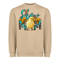 Mushroom Western Show Mom Baby Chick Heavyweight Sweatshirt - LillyAllenDesigns