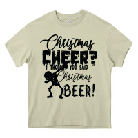 Mossy Christmas Cheer I Thought You Said Christmas Beer Heavy Core Tee - Bettercallsaul