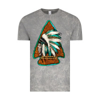 Cloud Rock indian headdress arrowhead Vintage Tee - Jasminsmagicworld