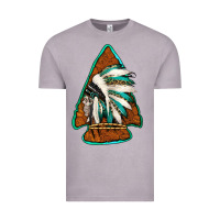 Vintage Zinc indian headdress arrowhead Vintage Tee - Jasminsmagicworld
