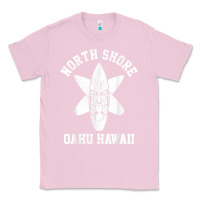 Bubblegum Pink Oahu Hawaii North Shore Surf Beach Surfing Surfer Gift Classic Tee - longCreatives