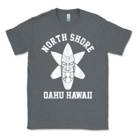 Charcoal Heather Oahu Hawaii North Shore Surf Beach Surfing Surfer Gift Classic Tee - longCreatives