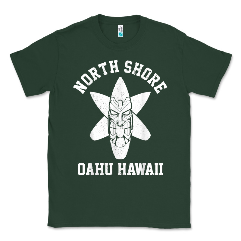 Oahu Hawaii North Shore Surf Beach Surfing Surfer Gift Classic Tee by longCreatives | Teevron