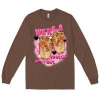 Chestnut We're a perfect match Valentine's Day Long Sleeve Tee - FaDigitalArtStudio
