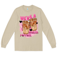 Mushroom We're a perfect match Valentine's Day Long Sleeve Tee - FaDigitalArtStudio