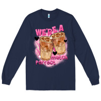 Navy We're a perfect match Valentine's Day Long Sleeve Tee - FaDigitalArtStudio