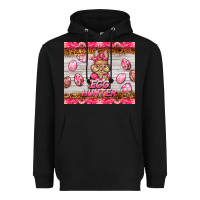 Black easter pink camouflage egg hunter  bunny Heavyweight Hoodie - BarkalooDesign