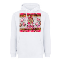 White easter pink camouflage egg hunter  bunny Heavyweight Hoodie - BarkalooDesign