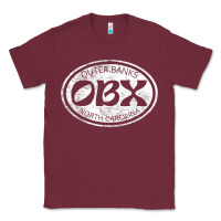 Burgundy Outer Banks North Carolina OBX Beach Summer Travel Vintage Birthday Classic Tee - longCreatives