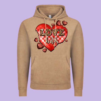 Love Bites Olivia Vintage Hoodie Designed By Oliviacreatesart