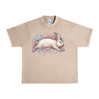 French Oak Easter Bunny leopard Easter Day Urban Heavy Tee - HowdyJamesFarm