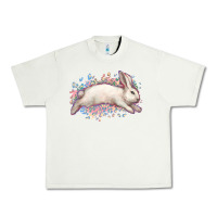 Pistachio Easter Bunny leopard Easter Day Urban Heavy Tee - HowdyJamesFarm