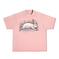 Salmon Easter Bunny leopard Easter Day Urban Heavy Tee - HowdyJamesFarm