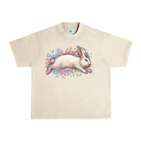 Sandshell Easter Bunny leopard Easter Day Urban Heavy Tee - HowdyJamesFarm