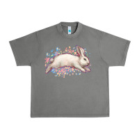 Tornado Easter Bunny leopard Easter Day Urban Heavy Tee - HowdyJamesFarm