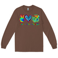Chestnut Peace Love Hairstylist Long Sleeve Tee - Jasminsmagicworld