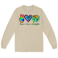 Mushroom Peace Love Hairstylist Long Sleeve Tee - Jasminsmagicworld