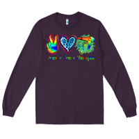 Plum Peace Love Hairstylist Long Sleeve Tee - Jasminsmagicworld