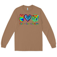 Toasted Coconut Peace Love Hairstylist Long Sleeve Tee - Jasminsmagicworld