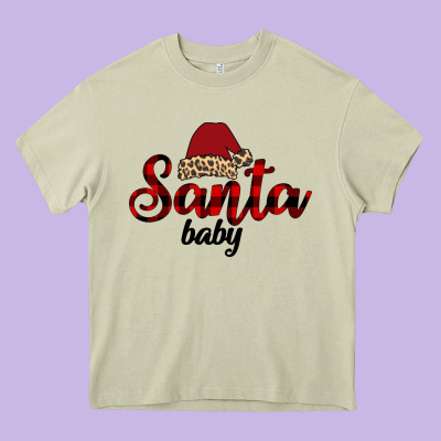 Santa Baby Heavy Core Tee Designed By Bettercallsaul