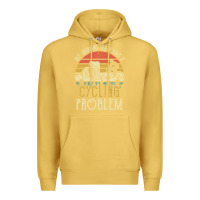 Antique Gold my drinking team has a cycling problem cotton t shirt funny dad gift c Premium Hoodie - longCreatives