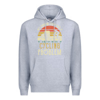 Heather Grey my drinking team has a cycling problem cotton t shirt funny dad gift c Premium Hoodie - longCreatives