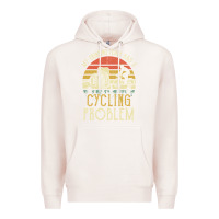 Pale Pink my drinking team has a cycling problem cotton t shirt funny dad gift c Premium Hoodie - longCreatives