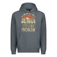 Rock my drinking team has a cycling problem cotton t shirt funny dad gift c Premium Hoodie - longCreatives