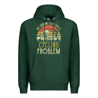 My Drinking Team Has A Cycling Problem Cotton T Shirt Funny Dad Gift C Premium Hoodie | Teevron