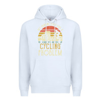 White my drinking team has a cycling problem cotton t shirt funny dad gift c Premium Hoodie - longCreatives