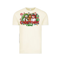 Vintage Arctic christmas crew polar bear reindeer and snowman Vintage Tee - CowGirlArtShop