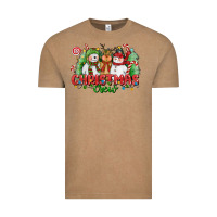 Vintage Coffee christmas crew polar bear reindeer and snowman Vintage Tee - CowGirlArtShop